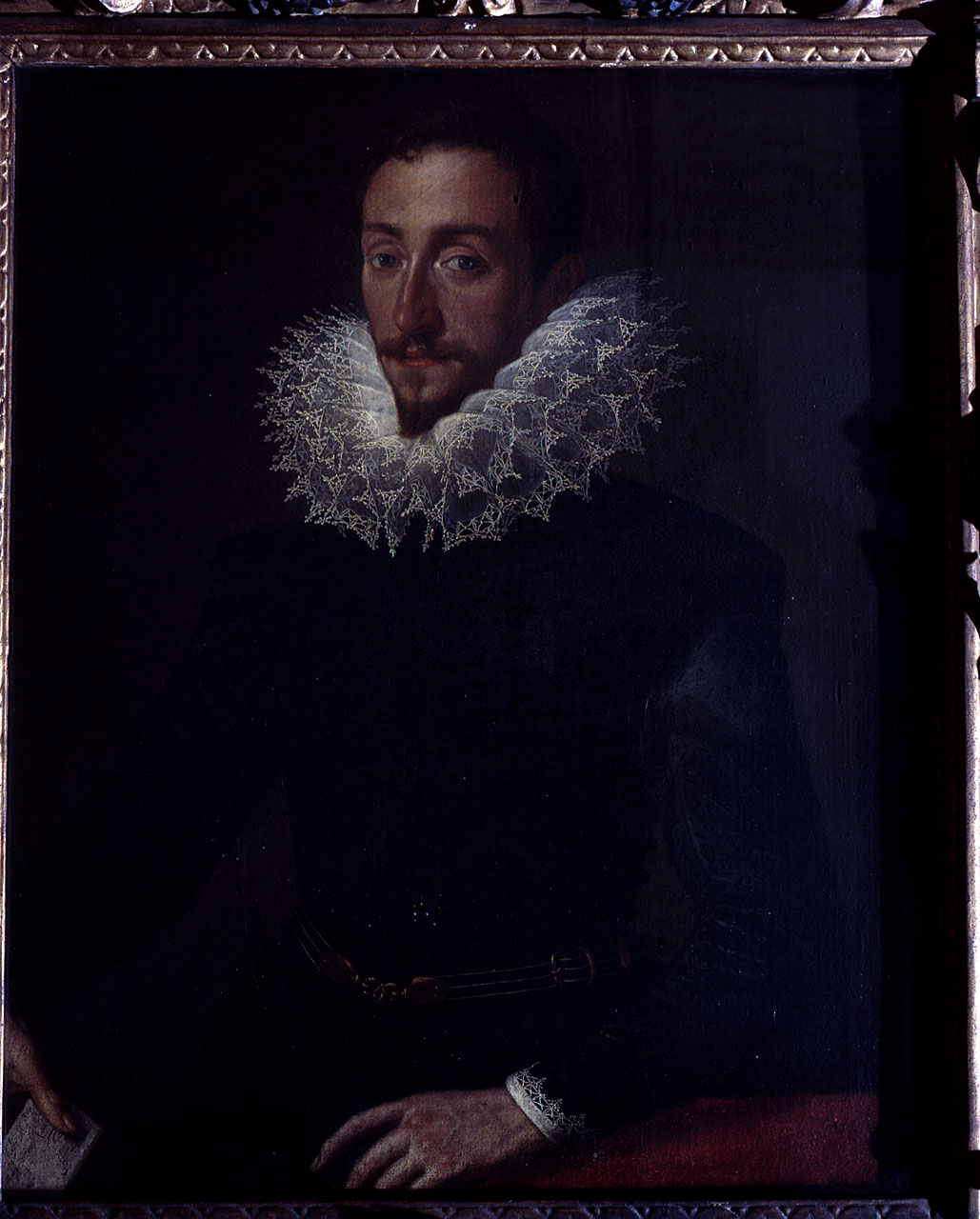 ritratto d'uomo (dipinto) - ambito fiorentino (secc. XVI/ XVII)