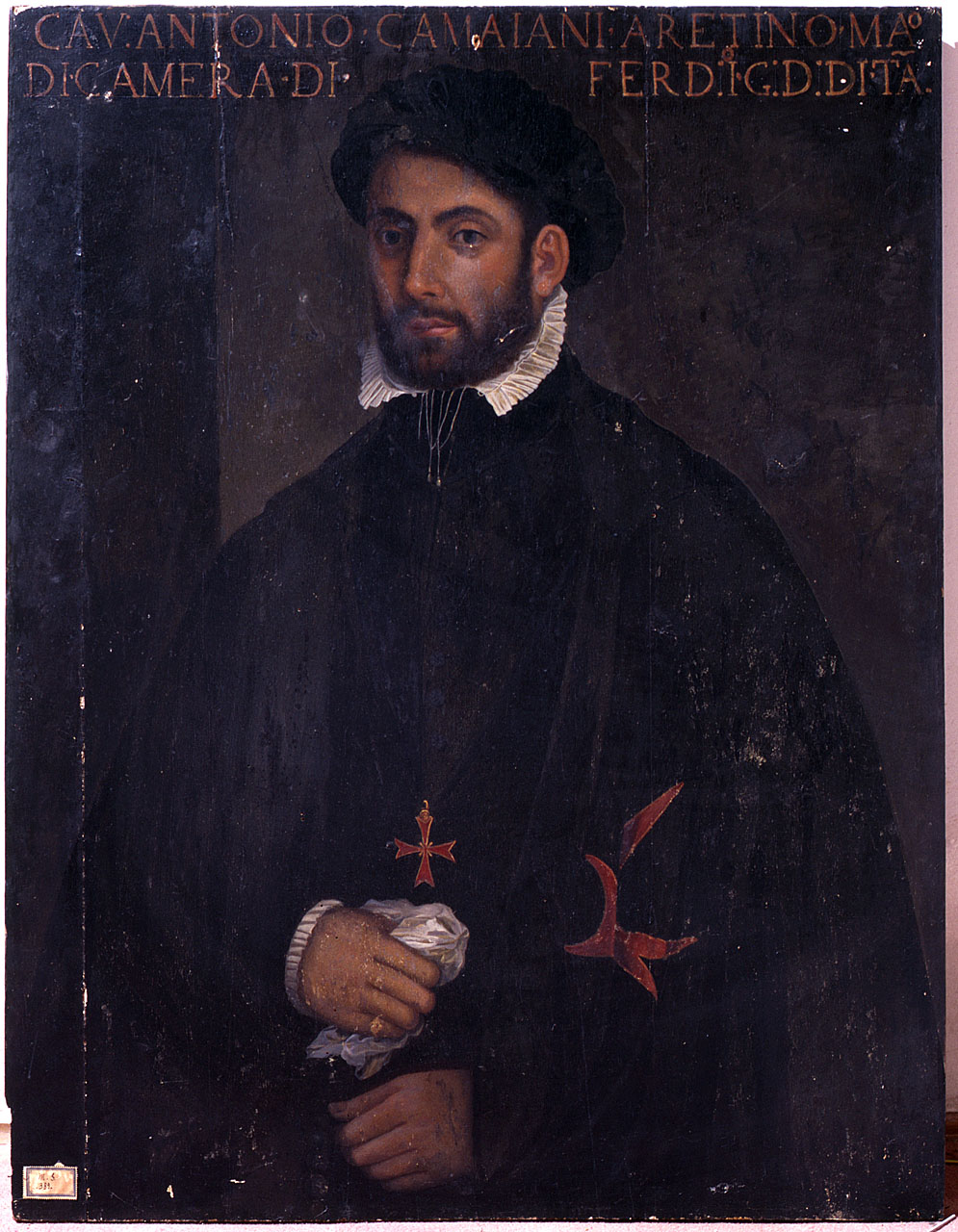 ritratto di Antonio Camaiani (dipinto) di Santi di Tito (cerchia) (fine/inizio secc. XVI/ XVII)