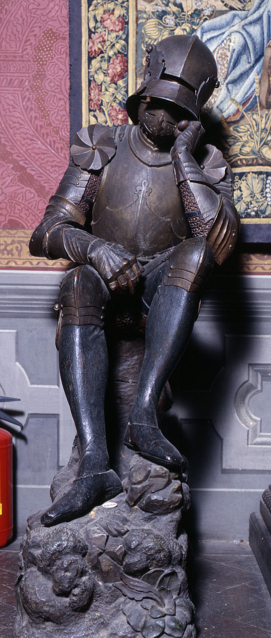 guerriero dormiente (scultura) - ambito fiammingo (sec. XVI)