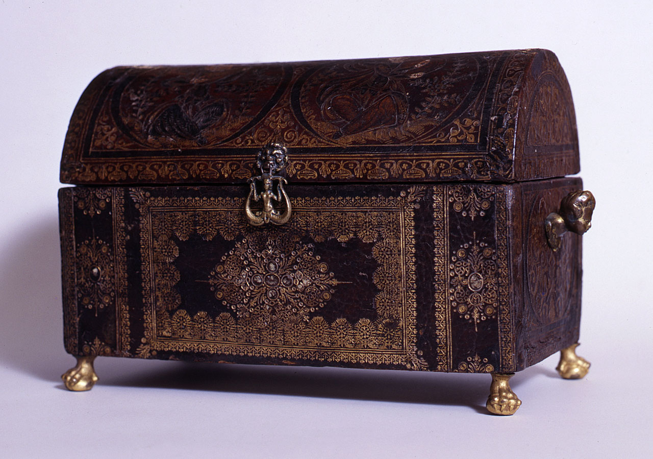 donne che suonano, decorazione (cofanetto) - bottega veneziana (fine/inizio secc. XV/ XVI)