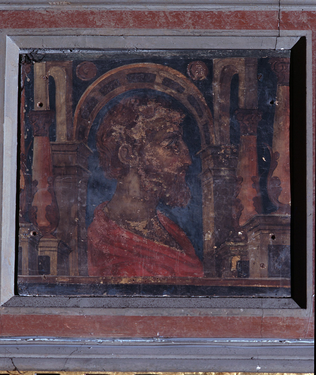 busto maschile (dipinto) - ambito lombardo (secc. XV/ XVI)