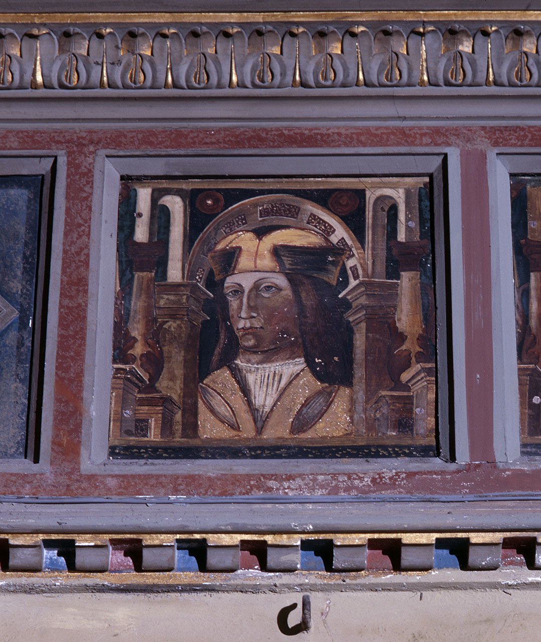 busto maschile (dipinto) - ambito lombardo (secc. XV/ XVI)