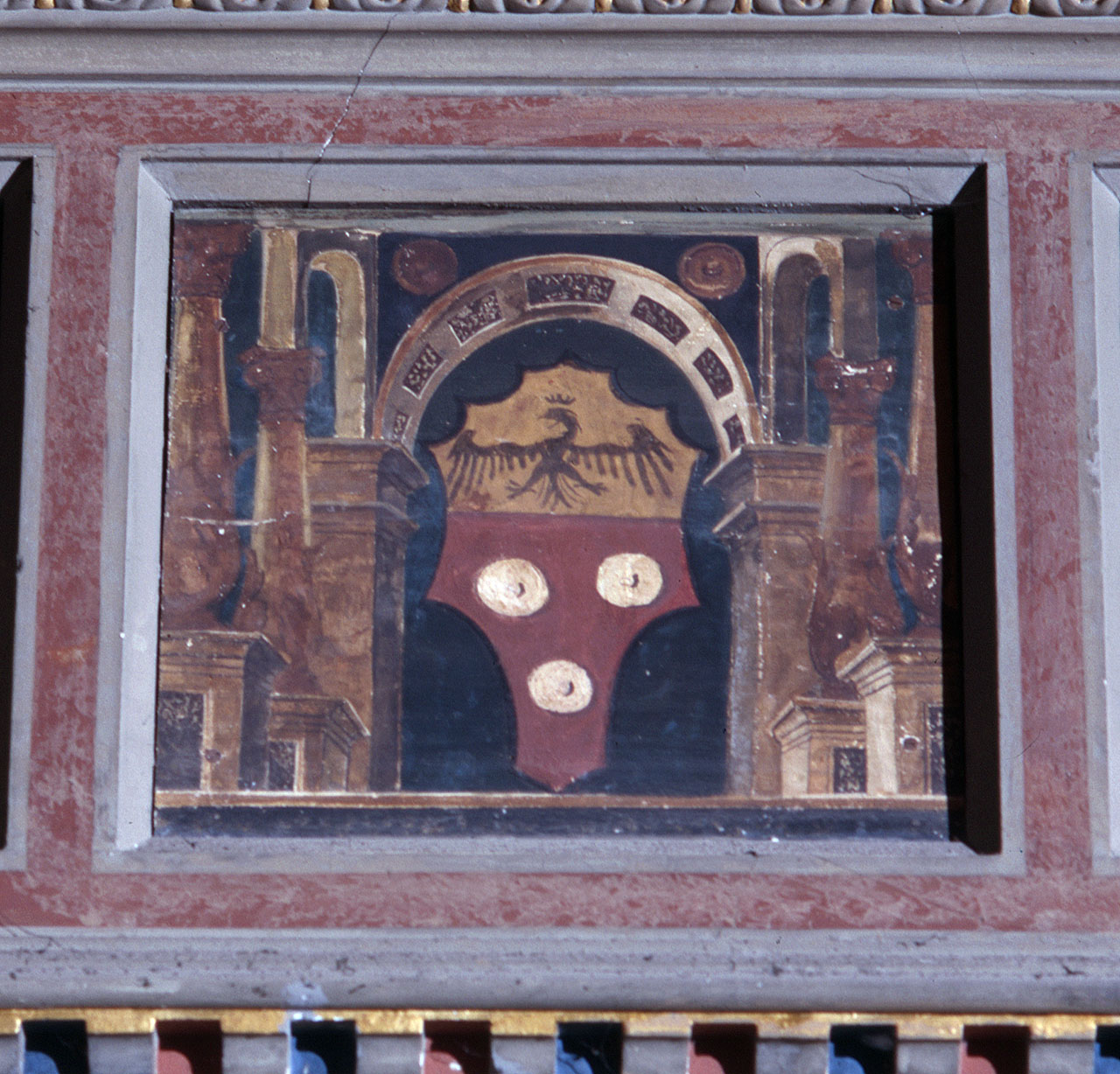 stemma dell'Impero (dipinto) - ambito lombardo (secc. XV/ XVI)