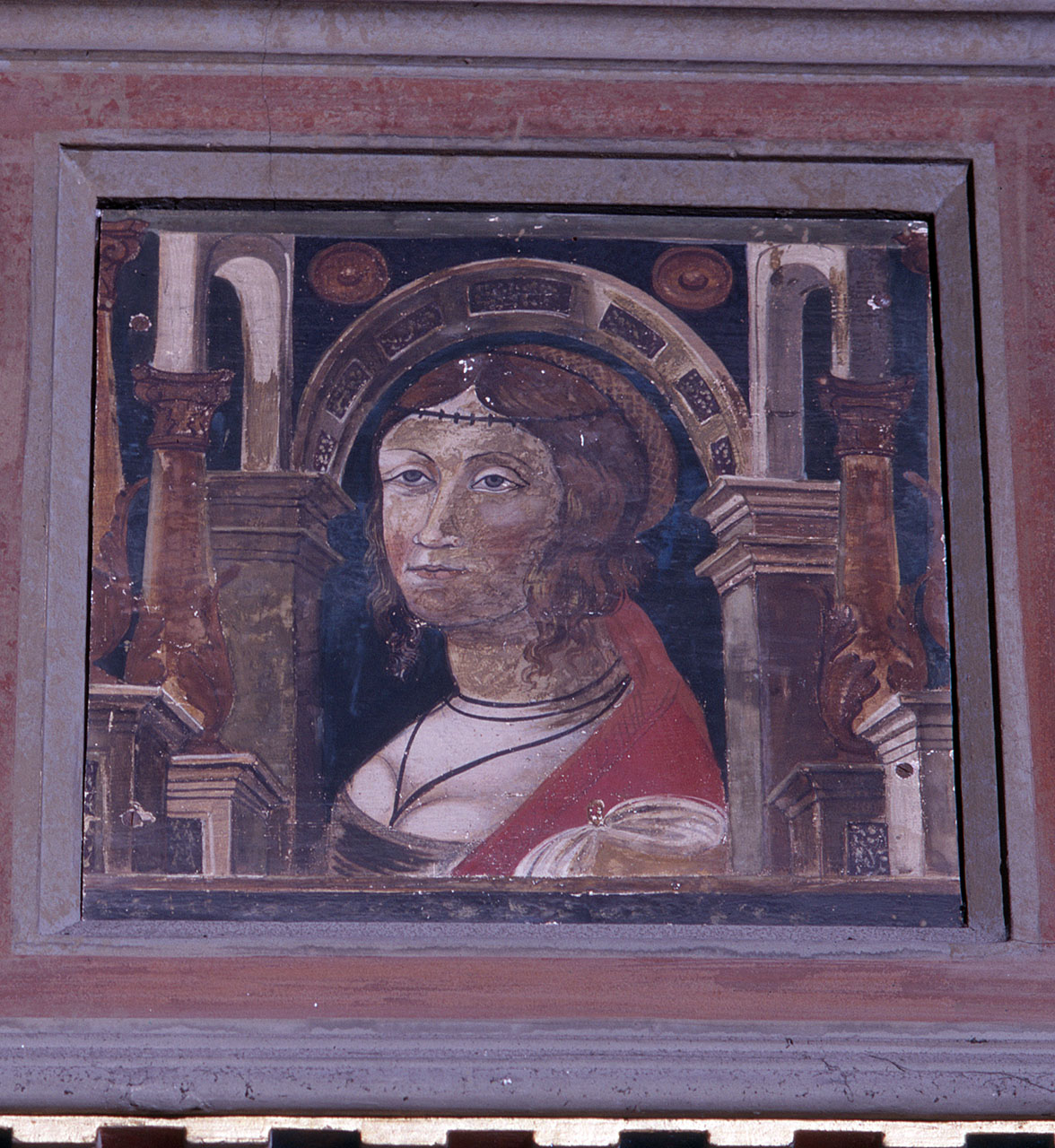 busto di gentildonna (dipinto) - ambito lombardo (secc. XV/ XVI)