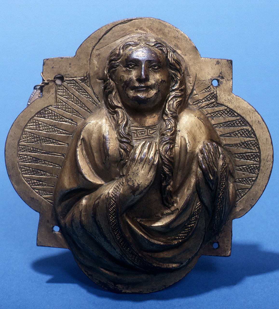 Madonna dolente (placchetta) - bottega italiana (sec. XV)