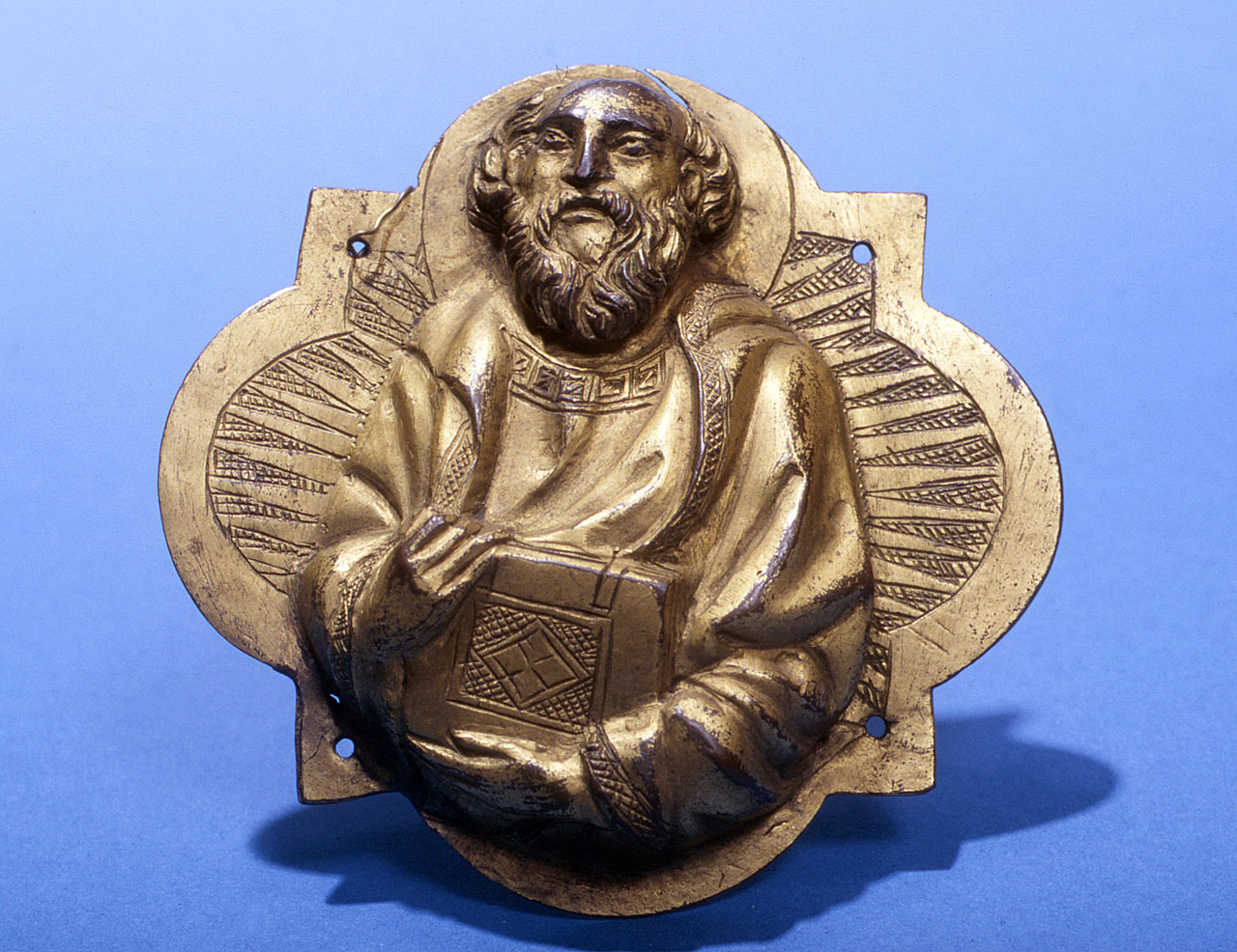 evangelista (?) (placchetta) - bottega italiana (sec. XV)