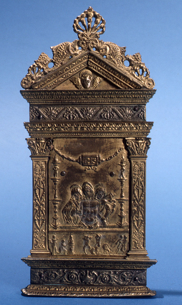 Cristo in pietà (pace) - bottega padovana (terzo quarto sec. XV, secc. XIX/ XX)