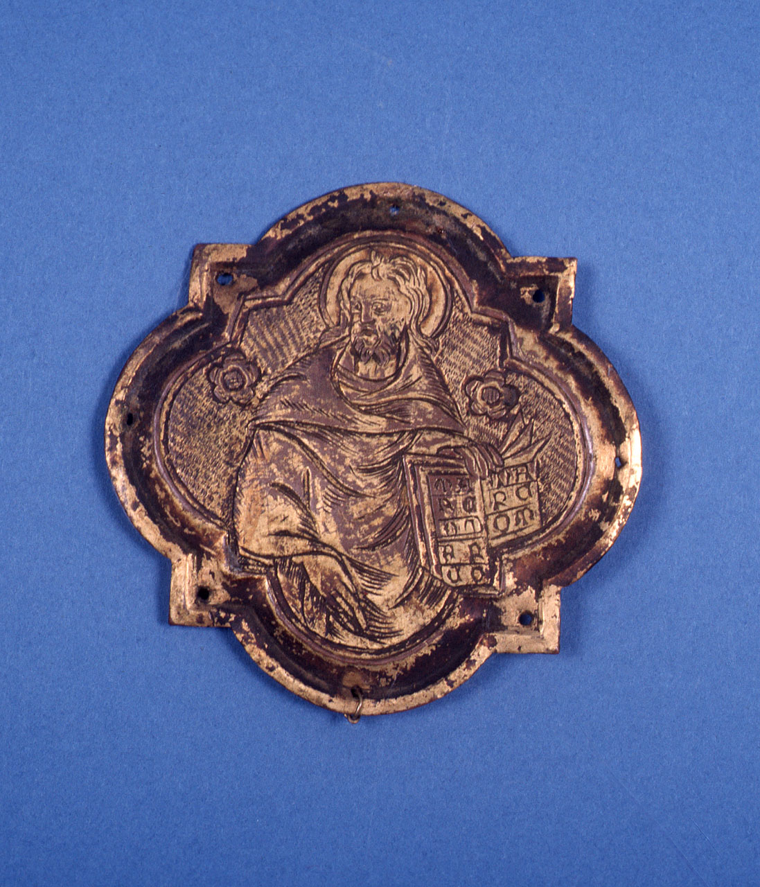 san Marco (placchetta) - bottega toscana (sec. XIV)