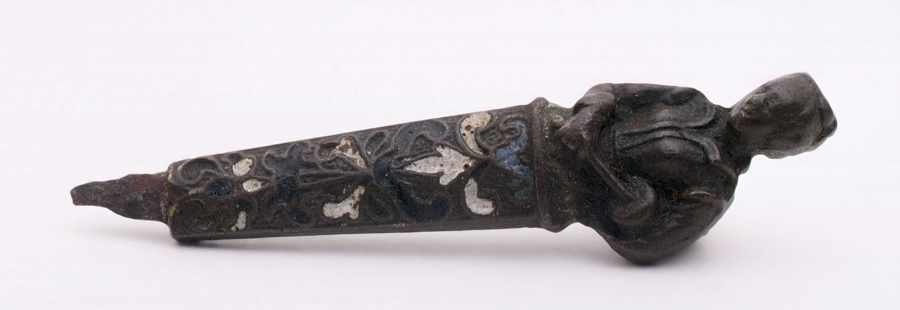 motivo decorativo (impugnatura di coltello) - bottega tedesca (?) (fine/inizio secc. XVI/ XVII)