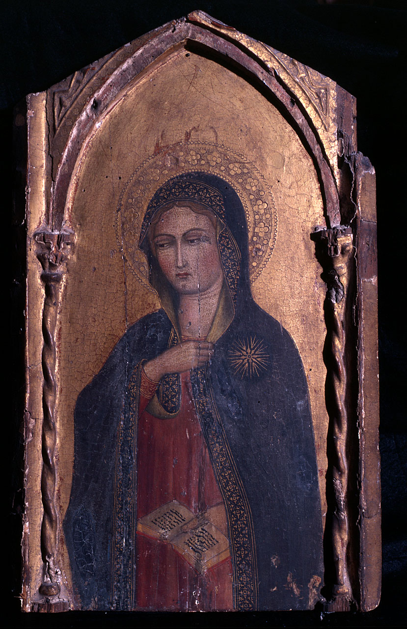Madonna annunciata (dipinto) - ambito toscano (seconda metà sec. XIV)