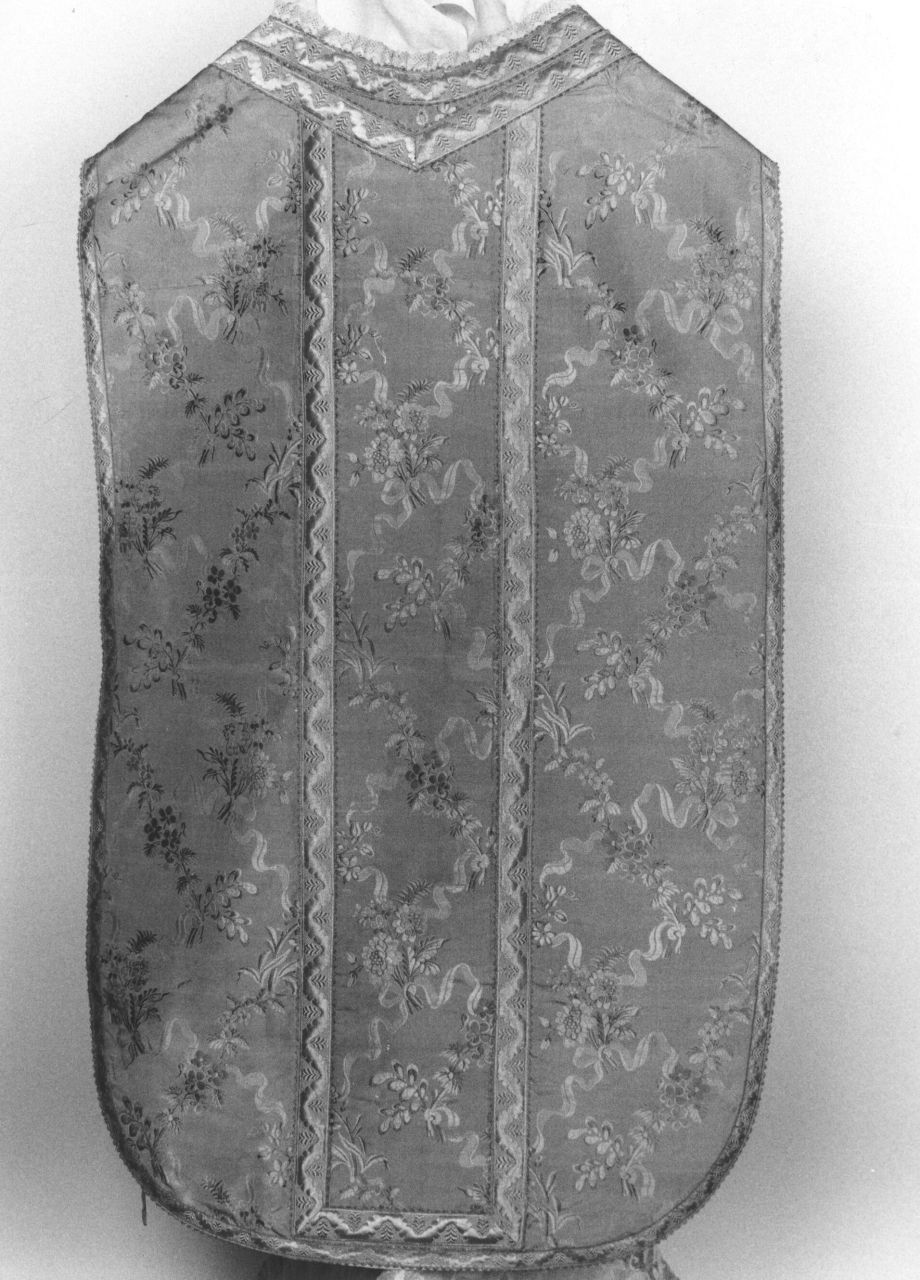 paramento liturgico, frammento - manifattura italiana (terzo quarto sec. XVIII)