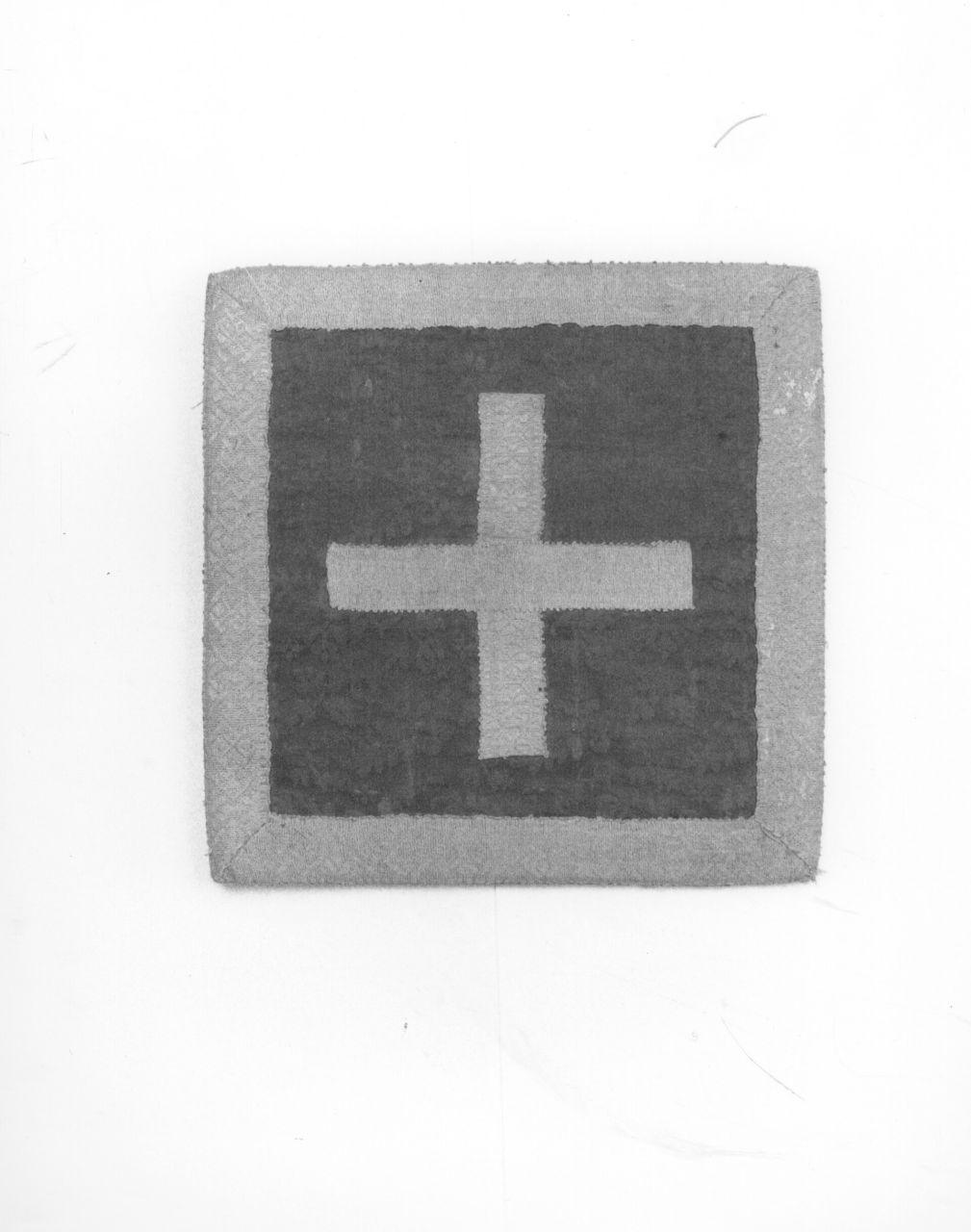 borsa del corporale, elemento d'insieme - manifattura fiorentina (secondo quarto sec. XVII)