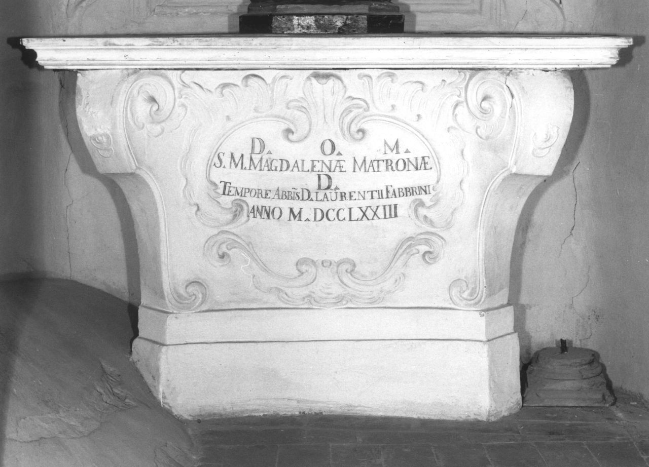 altare - produzione toscana (sec. XVIII)