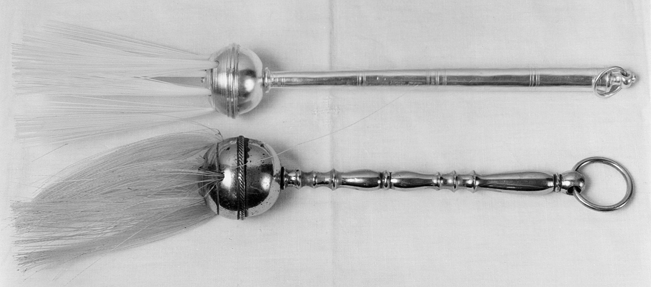 aspersorio - a pennello - bottega toscana (sec. XIX)