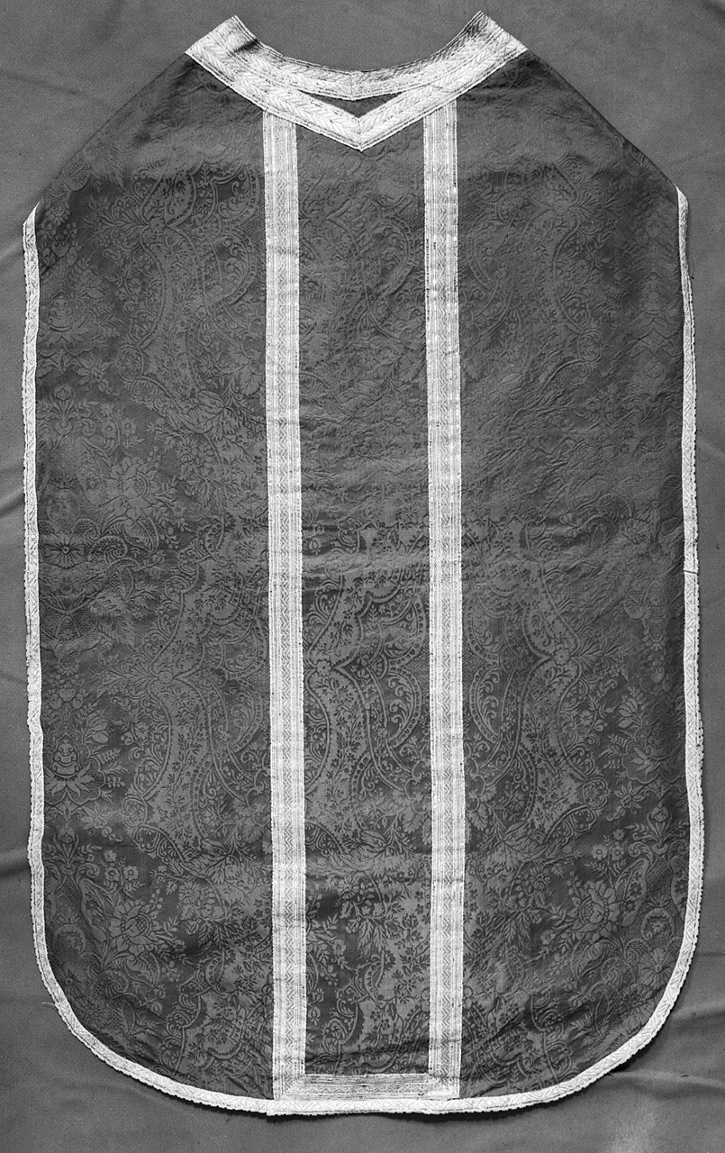 paramento liturgico, frammento - manifattura italiana (prima metà sec. XVIII)