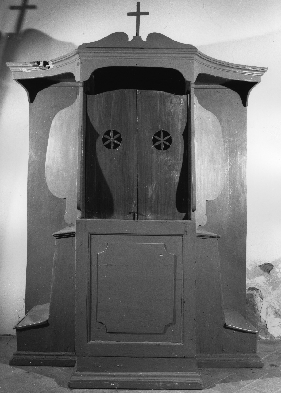 confessionale - produzione toscana (fine sec. XVIII)