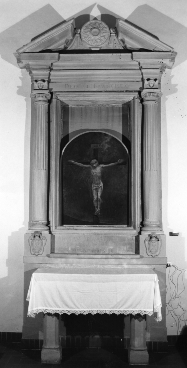 altare - a mensa - produzione toscana (sec. XVII)