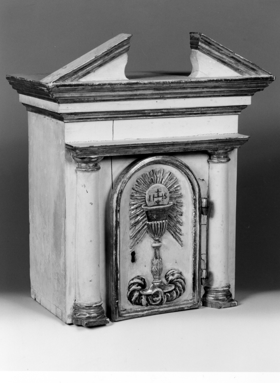 tabernacolo - a tempietto - bottega toscana (inizio sec. XIX)