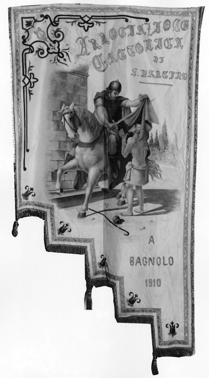 stendardo processionale - ambito fiorentino, manifattura fiorentina (sec. XX)