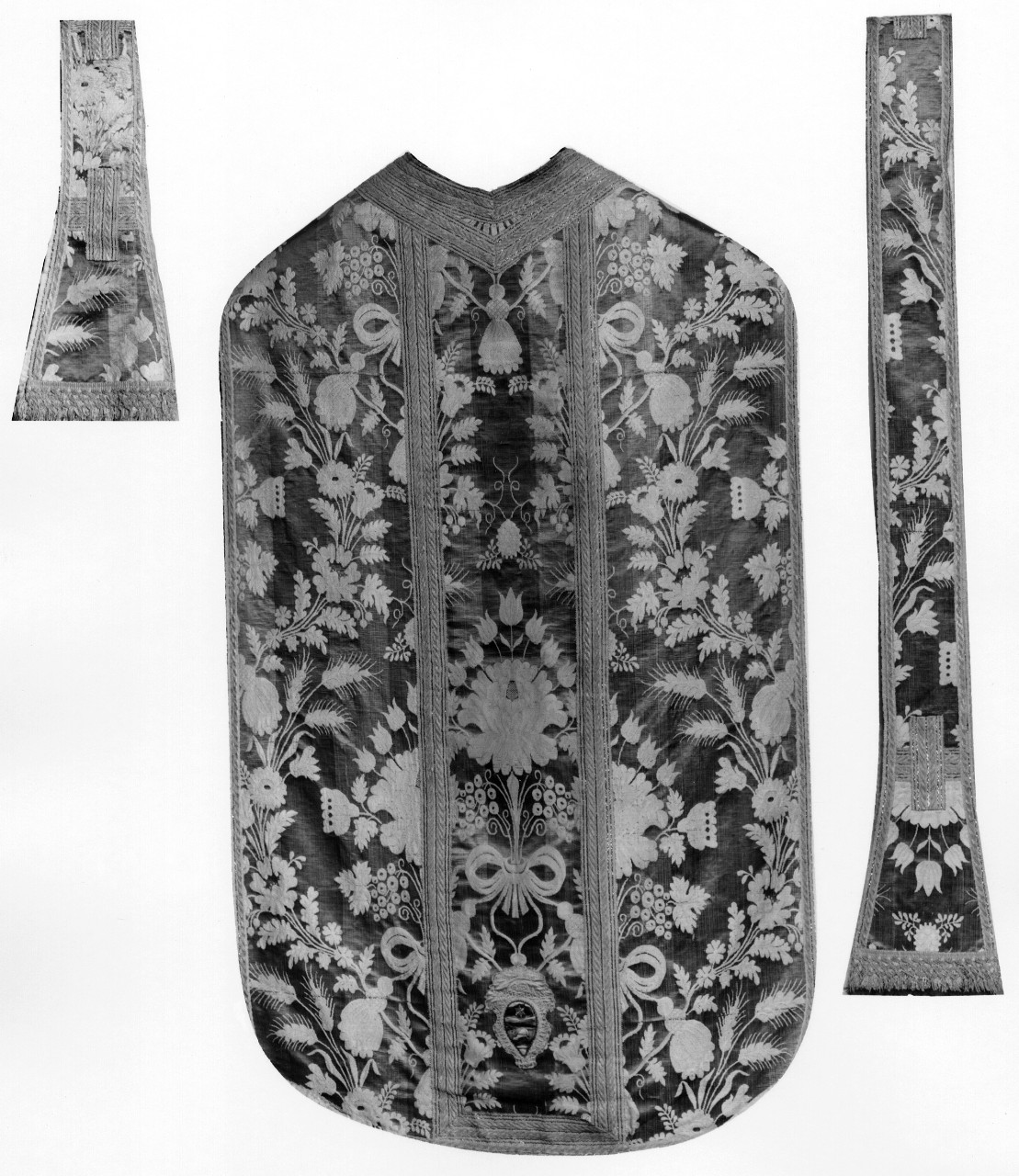 paramento liturgico, frammento - manifattura toscana (prima metà sec. XIX)