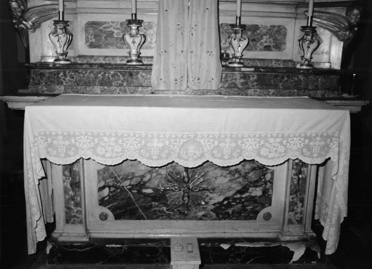 altare - a mensa - produzione toscana (fine sec. XVIII)