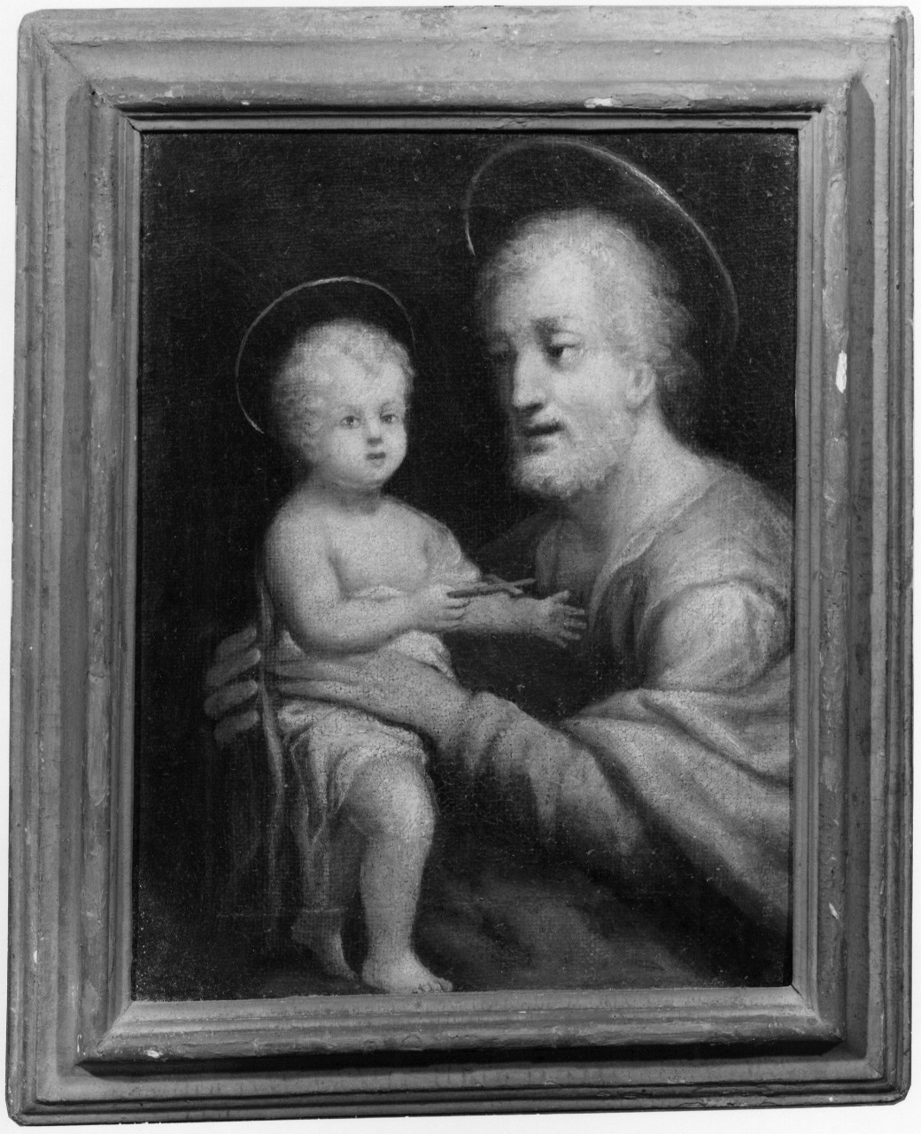 San Giuseppe e Gesù Bambino (dipinto) - ambito toscano (ultimo quarto sec. XVIII)