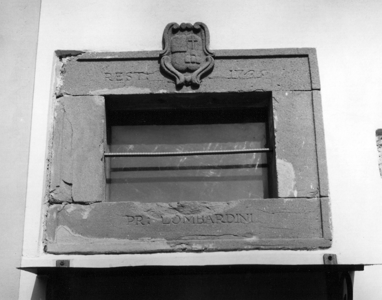 mostra di finestra - produzione toscana (sec. XVIII)