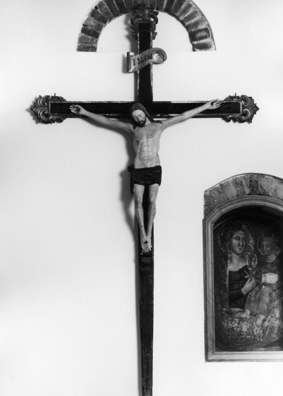 croce processionale - produzione toscana (fine/inizio secc. XVIII/ XIX)