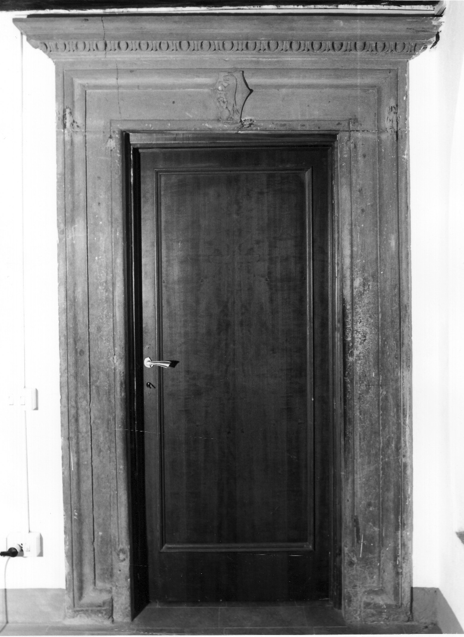 mostra di porta, opera isolata - produzione toscana (sec. XV)