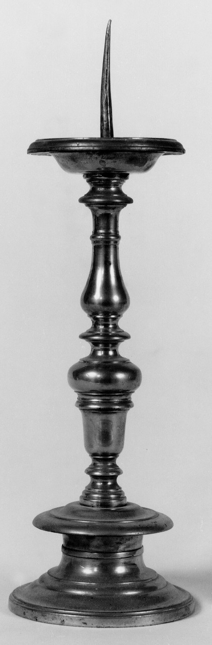 candeliere d'altare, serie - produzione toscana (sec. XIX)