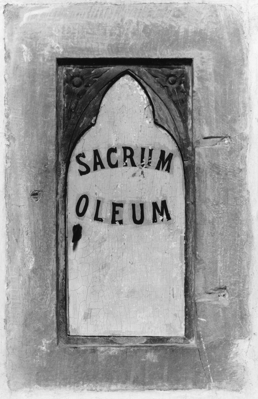 armadietto per oli santi - produzione toscana (prima metà sec. XV, sec. XIX)