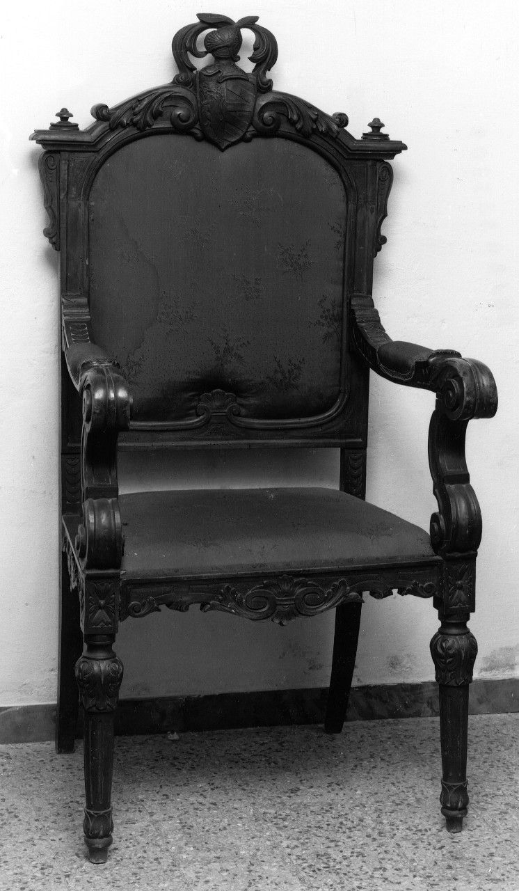 poltrona - produzione toscana (seconda metà sec. XIX)