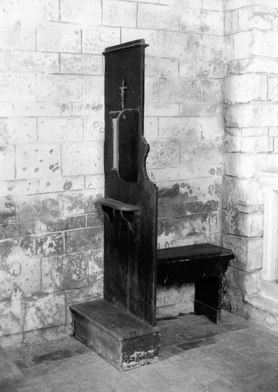 confessionale - produzione toscana (seconda metà sec. XVIII)