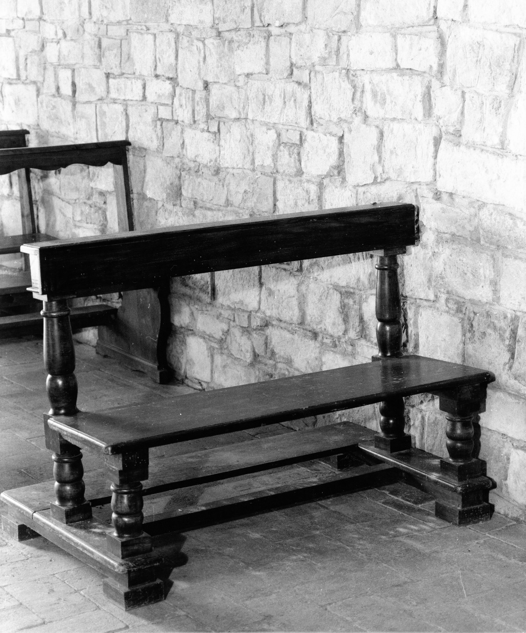 banco da chiesa, serie - produzione toscana (sec. XIX)