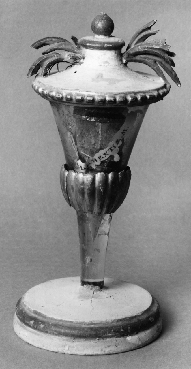 reliquiario - a bicchiere - produzione toscana (inizio sec. XIX)