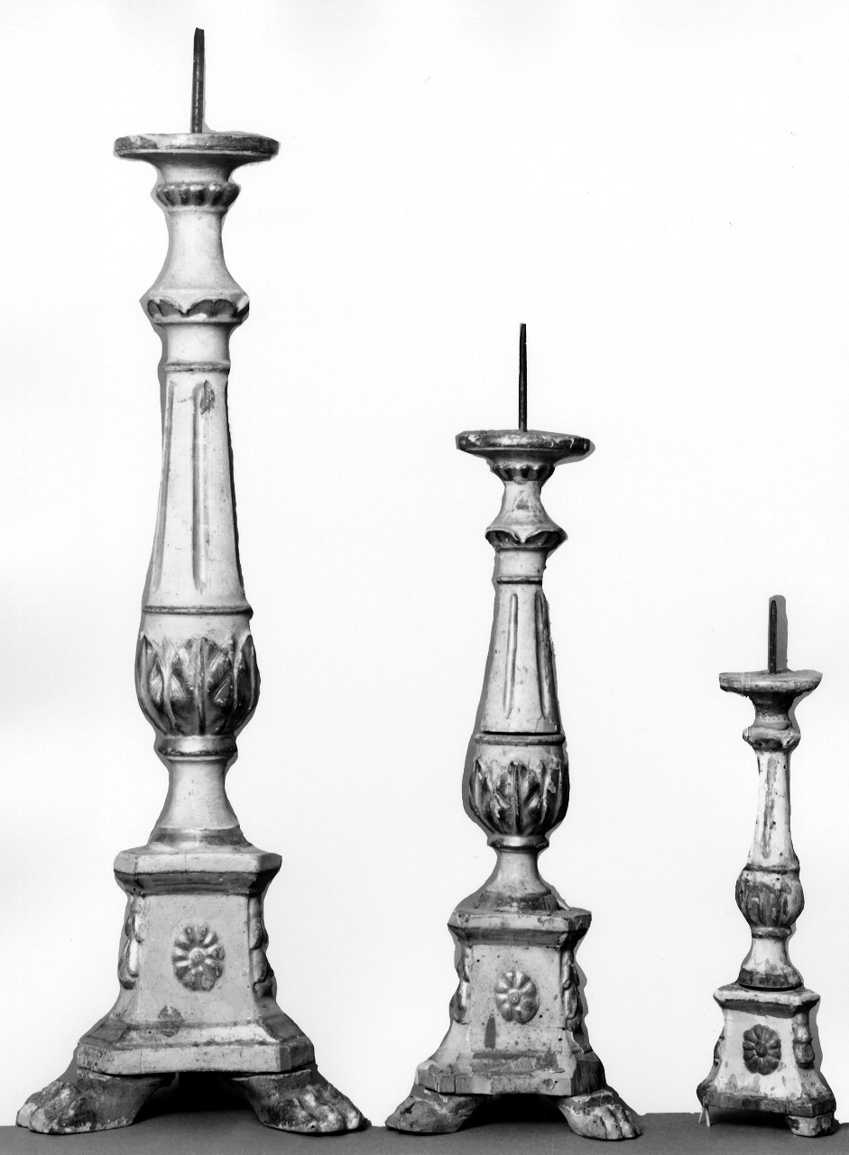 candeliere, serie - produzione toscana (inizio sec. XIX)