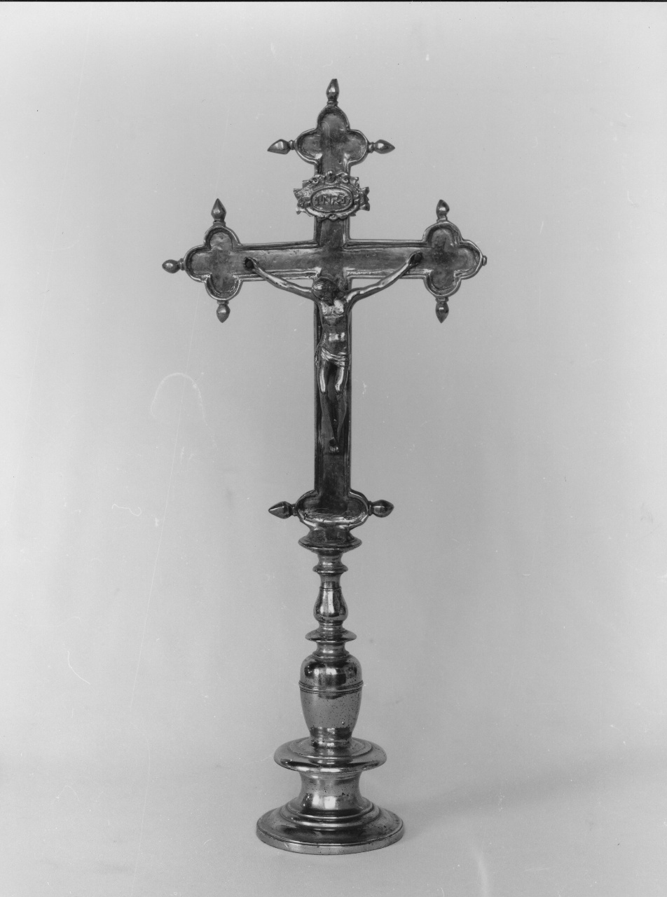 Cristo crocifisso (croce d'altare) - bottega toscana (sec. XVII)