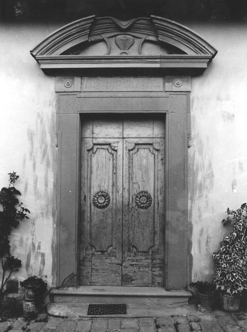 mostra di porta - produzione toscana (sec. XVIII)