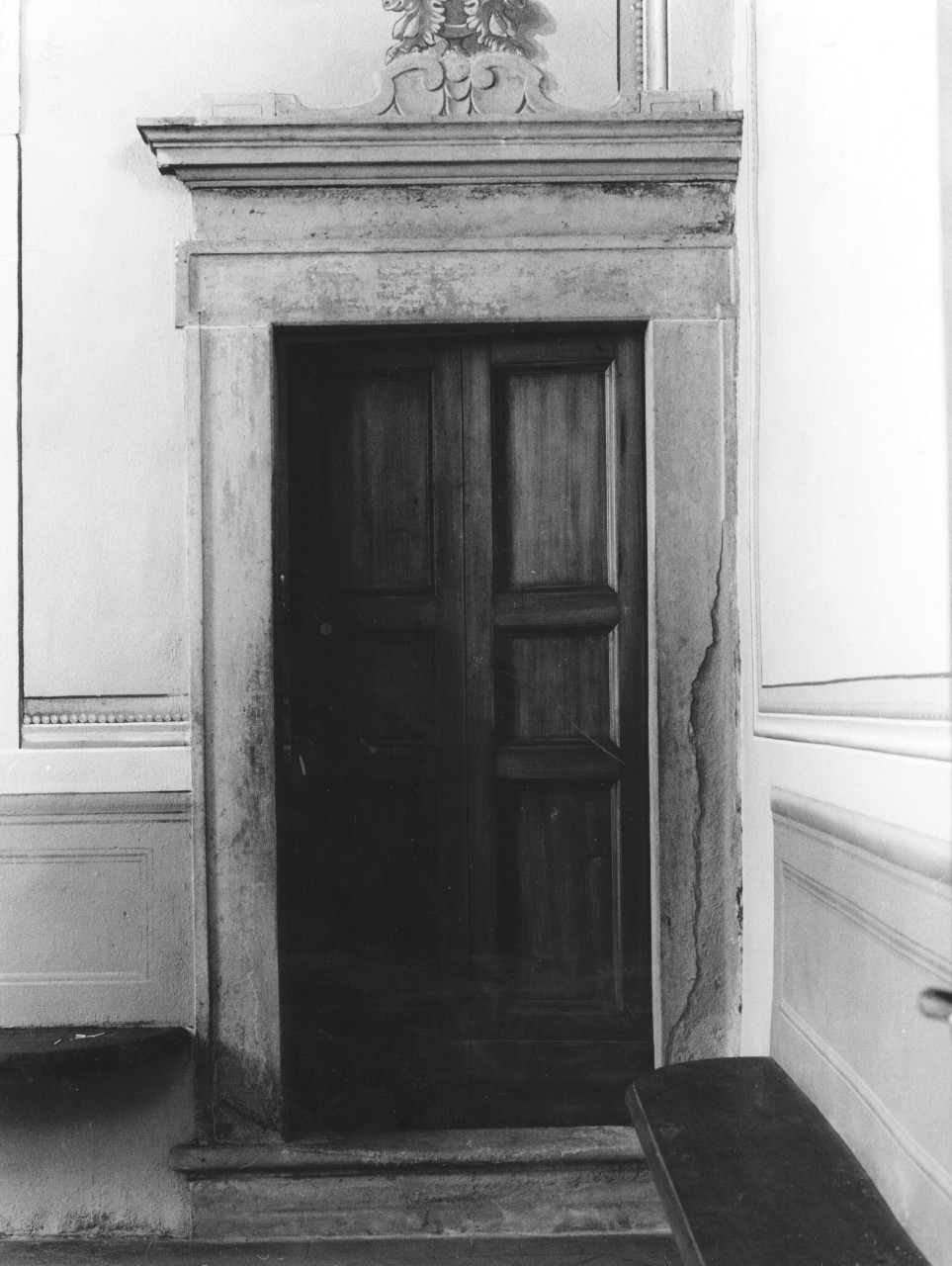 mostra di porta, serie - produzione toscana (prima metà sec. XVIII)