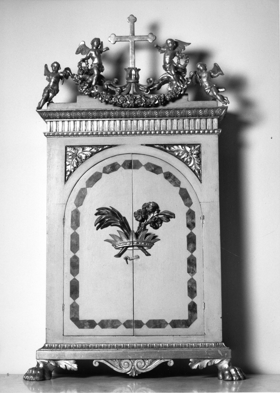 reliquiario architettonico - bottega toscana (terzo quarto sec. XIX)