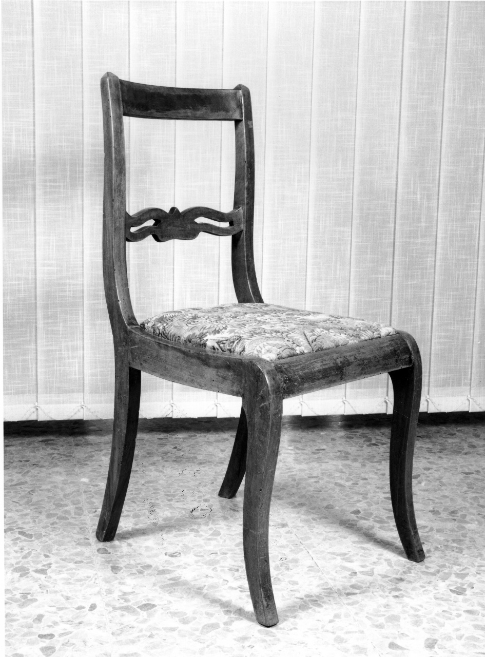 sedia - produzione toscana (secondo quarto sec. XIX)