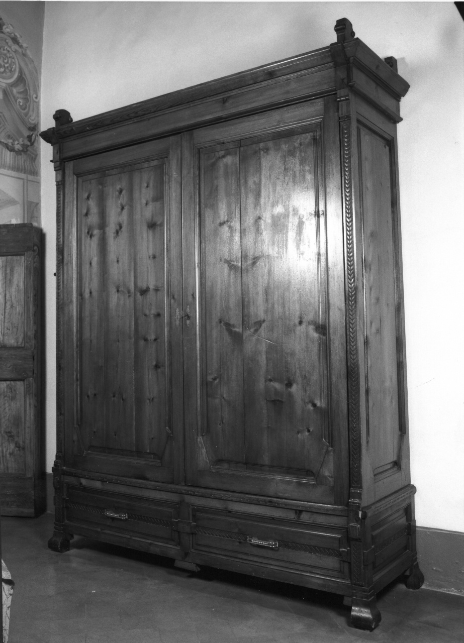 armadio - produzione toscana (fine/inizio secc. XIX/ XX)