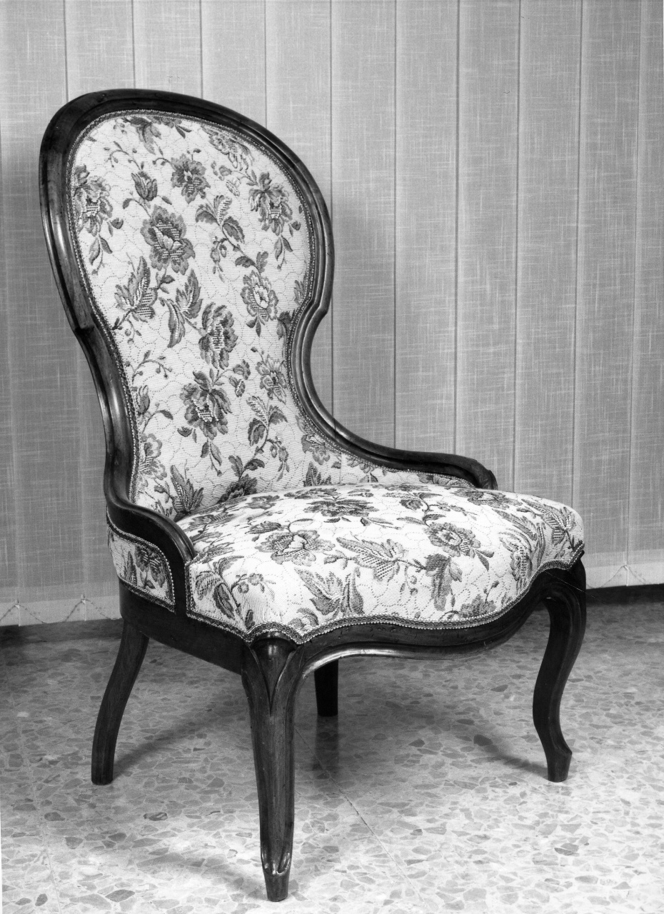 poltroncina - produzione toscana (metà sec. XIX)