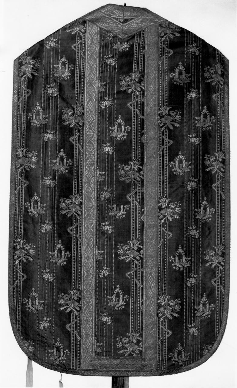 paramento liturgico, frammento - manifattura italiana (terzo quarto sec. XVIII)