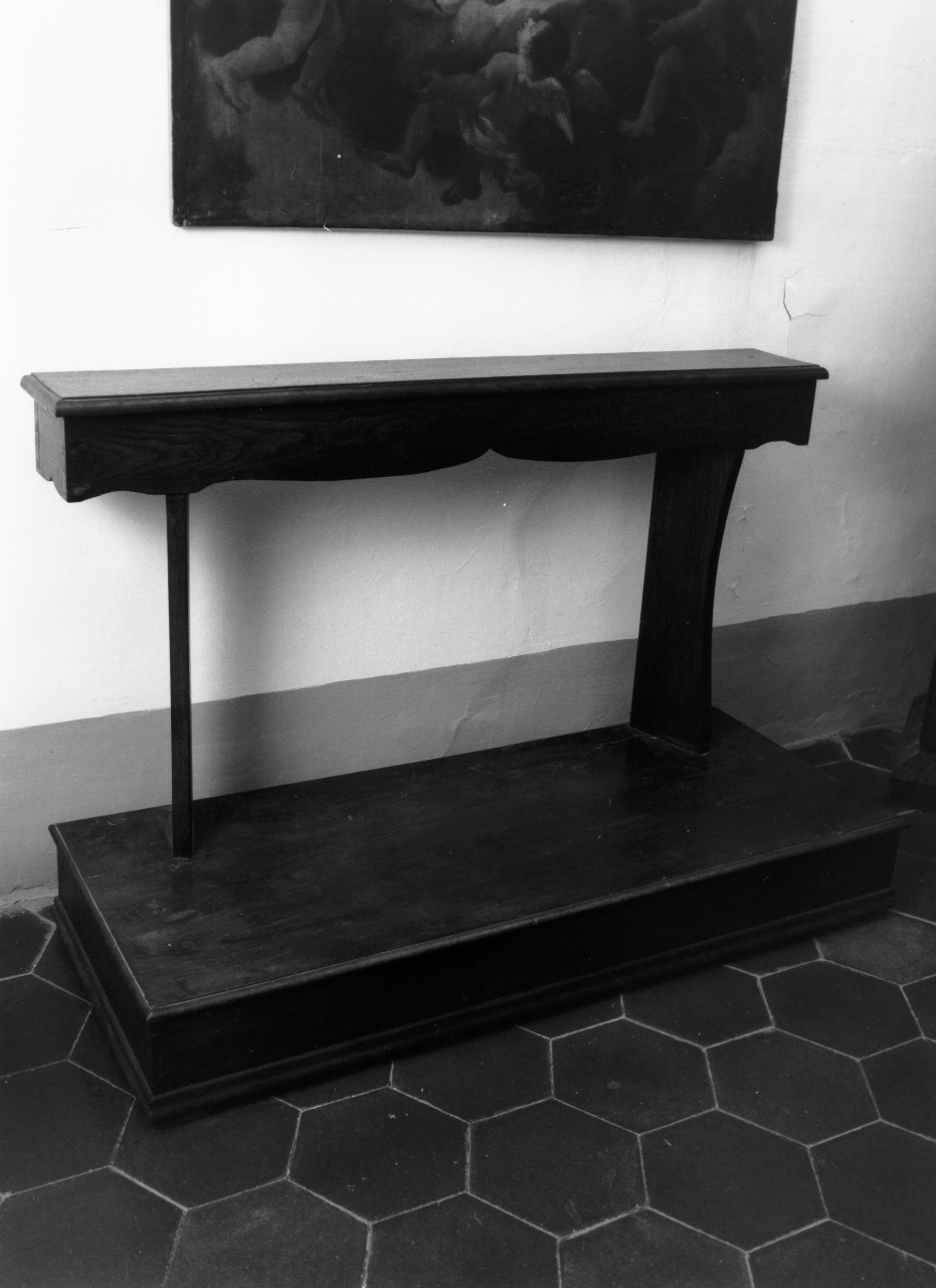 inginocchiatoio - produzione toscana (sec. XIX)