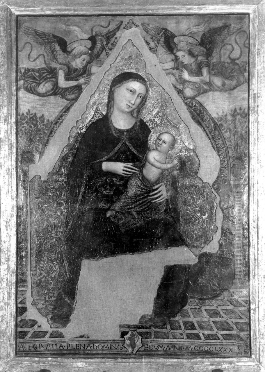 Madonna in trono con Bambino (dipinto) di Lorenzo di Bicci (sec. XIV)