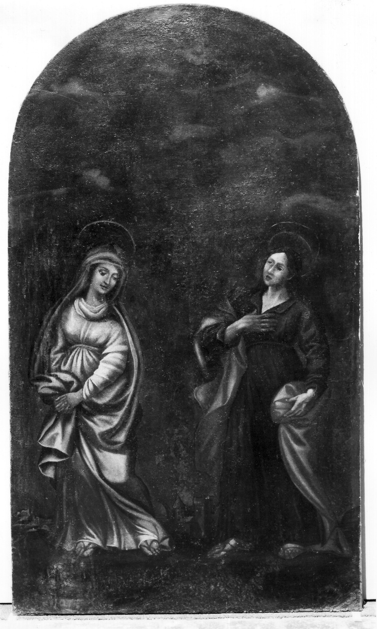 Madonna orante e San Giovanni Evangelista (dipinto) - ambito fiorentino (prima metà sec. XVII)