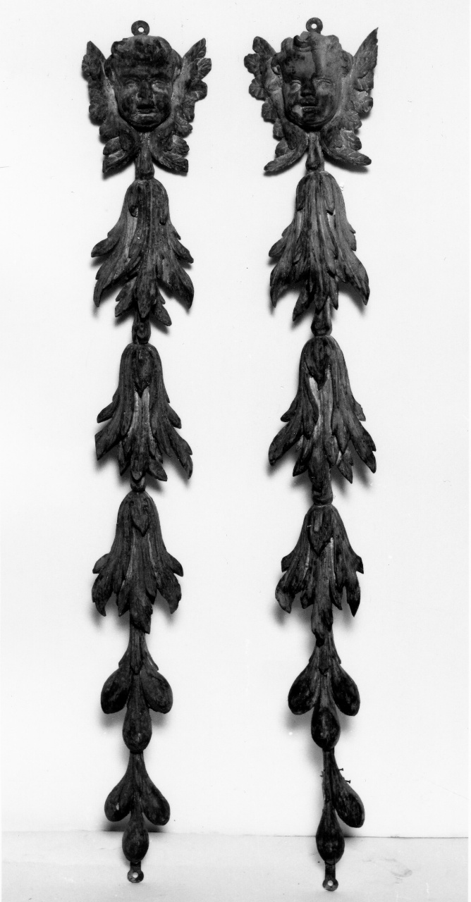 decorazione plastica, frammento - bottega fiorentina (primo quarto sec. XVII)