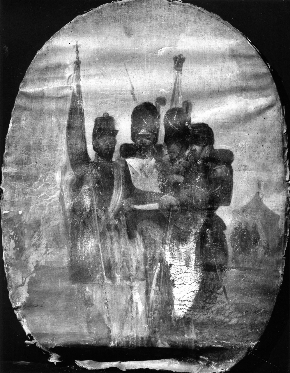 soldati (dipinto) - ambito italiano (sec. XIX)