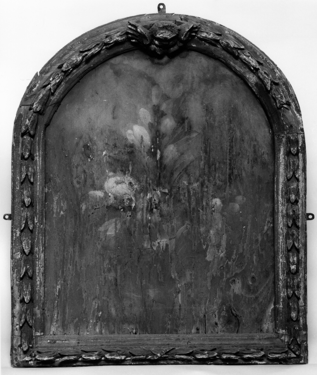 fiori (anta di armadietto) - manifattura toscana (prima metà sec. XVIII)